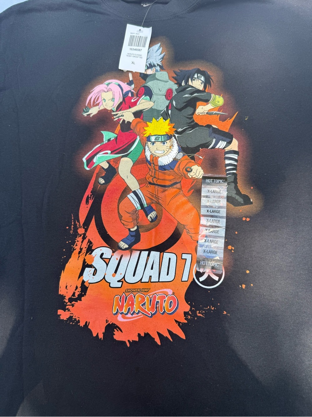 Naruto Classic Team 7 Tee XL